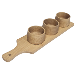 Taca z miseczkami do przekąsek